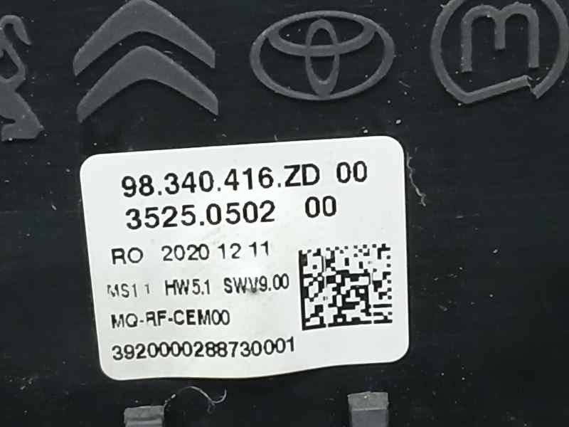 Recambio de mando calefaccion / aire acondicionado para citroën jumpy furgon control m referencia OEM IAM 98340416ZD 35250502 TO