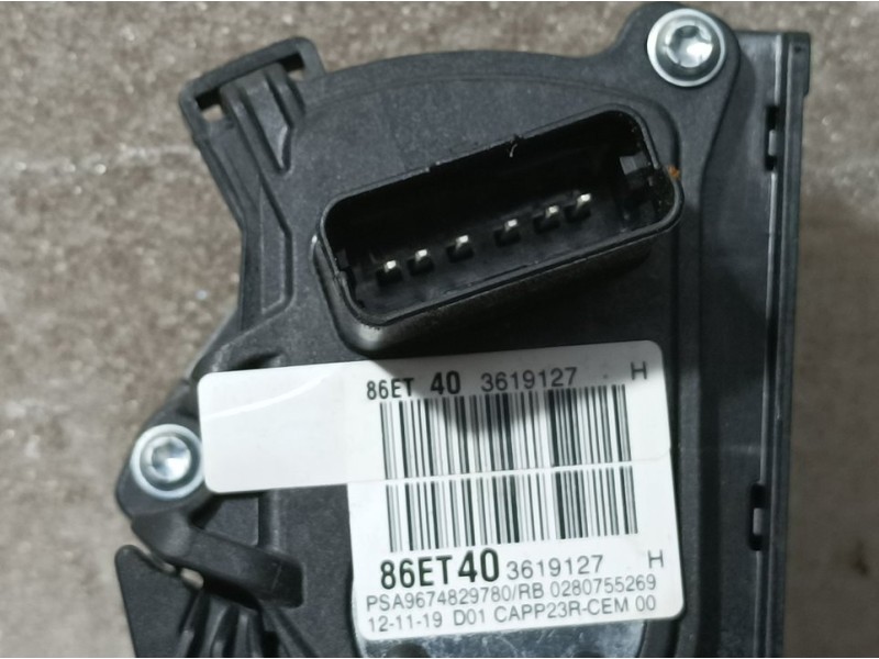 Recambio de potenciometro pedal para peugeot traveller autobus referencia OEM IAM 9674859780 86ET403619127 