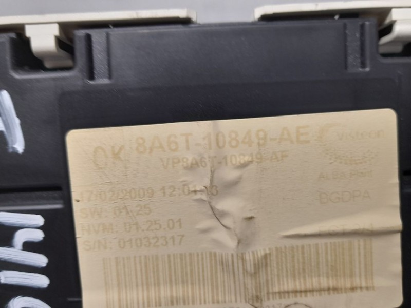 Recambio de cuadro instrumentos para ford fiesta (cb1) ambiente referencia OEM IAM 8A6T10849AE  