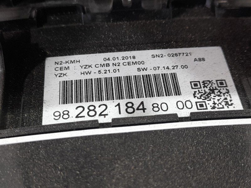 Recambio de cuadro instrumentos para citroën c3 aircross ii (2r_, 2c_) 1.6 bluehdi 100 (2cbhyb) referencia OEM IAM 9828218480  