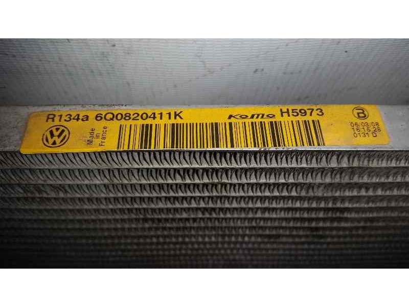 Recambio de condensador / radiador aire acondicionado para skoda fabia (5j2 ) active referencia OEM IAM H5973 6Q0820411K 
