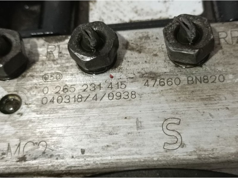 Recambio de abs para nissan almera (n16/e) acenta referencia OEM IAM 47660BN820 0265231415 BOSCH