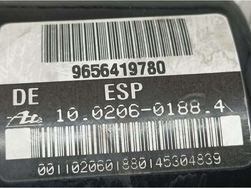 Recambio de abs para citroën c5 berlina exclusive referencia OEM IAM 9656419780 10020601884 ATE