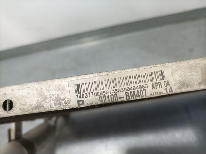 Recambio de condensador / radiador aire acondicionado para nissan almera (n16/e) acenta referencia OEM IAM 92100BM407  