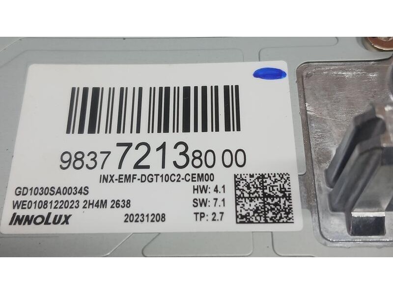 Recambio de sistema navegacion gps para peugeot 208 ii (ub_, up_, uw_, uj_) 1.2 puretech 100 referencia OEM IAM 9837721380 INNOL