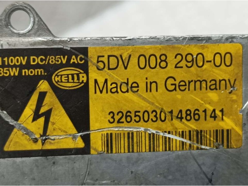Recambio de centralita faros xenon para audi a6 berlina (4f2) 3.0 tdi quattro (165kw) referencia OEM IAM 5DV00829000  HELLA
