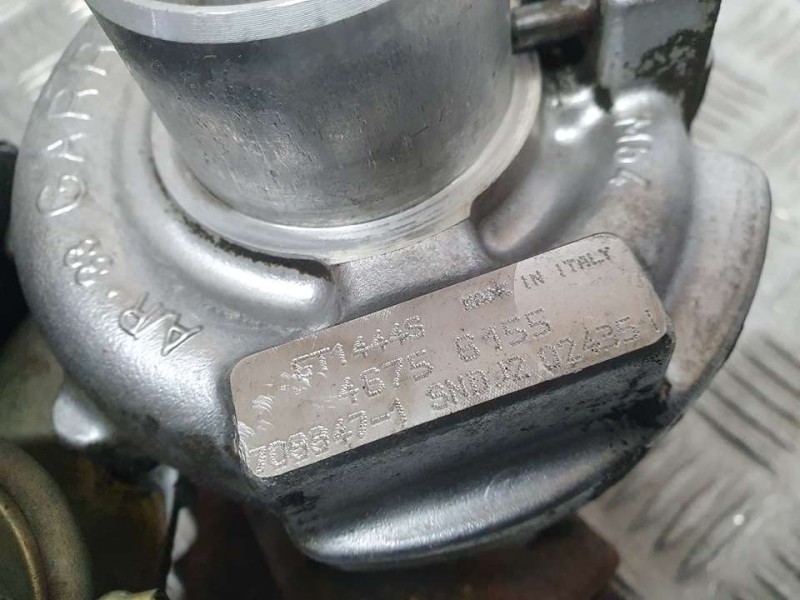 Recambio de turbocompresor para fiat bravo (182) jtd 105 / 100 trofeo referencia OEM IAM 7088471 46756155 GT1444S