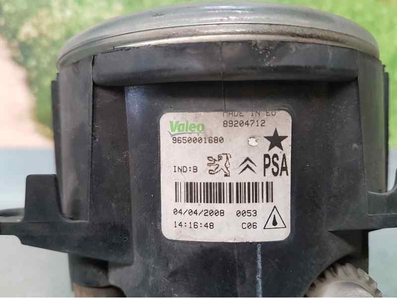 Recambio de faro antiniebla derecho para peugeot 207 cc básico referencia OEM IAM 9650001680 89204712 VALEO
