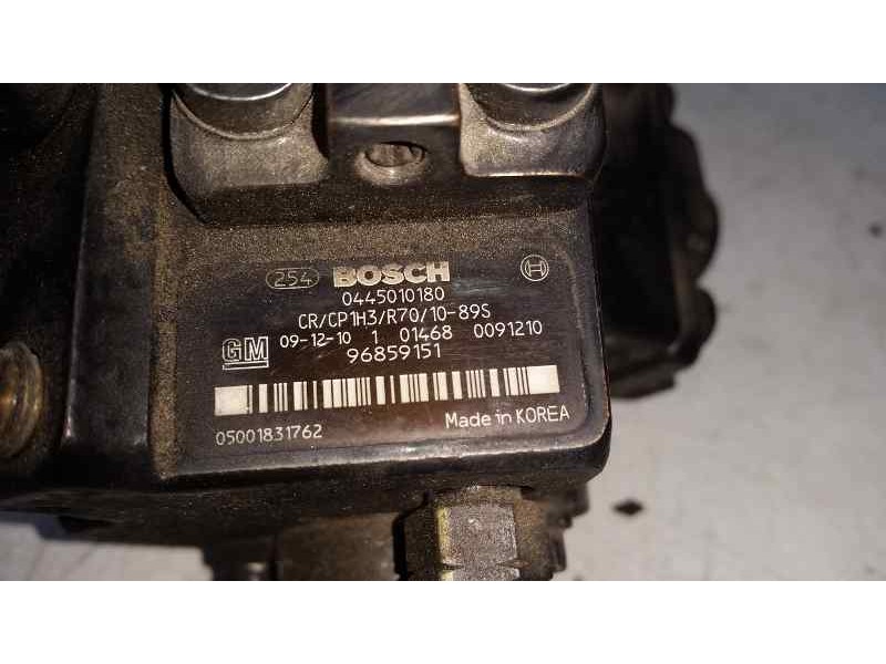 Recambio de bomba alta presion para chevrolet captiva 2.0 diesel cat referencia OEM IAM 0445010180 96859151 BOSCH