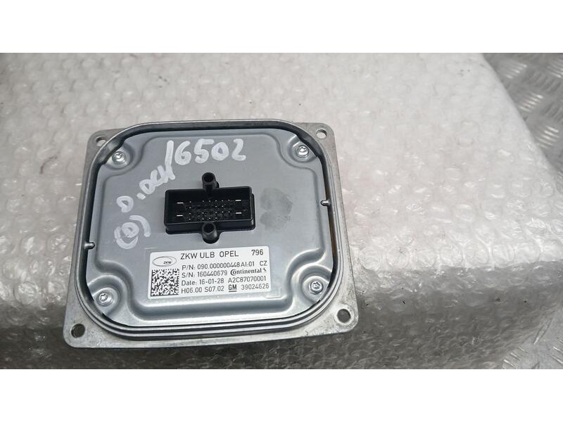 Recambio de centralita faro para opel astra k (b16) 1.4 turbo (68) referencia OEM IAM 39024626 CONTINENTAL A2C87070001