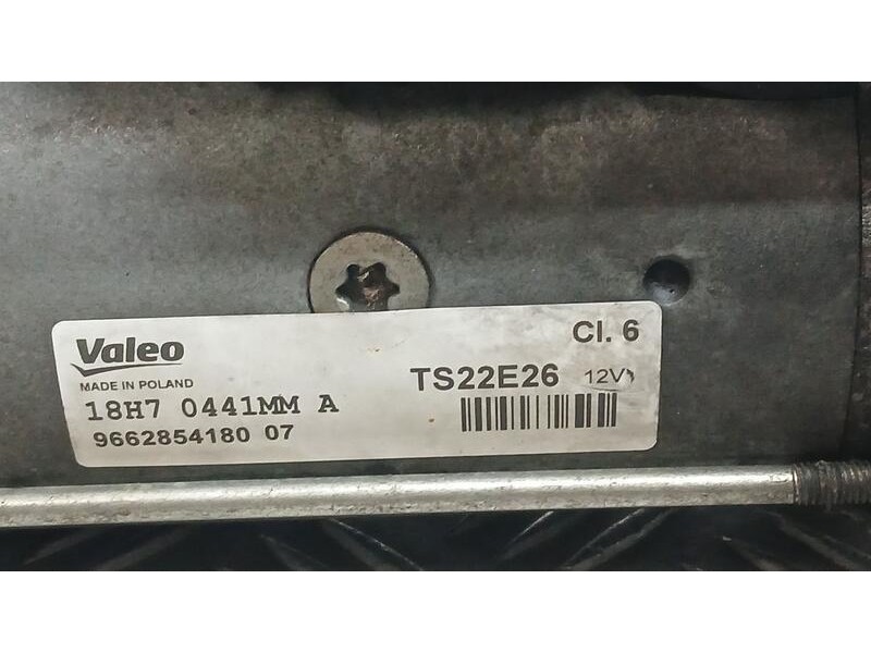 Recambio de motor arranque para peugeot 2008 (--.2013) active referencia OEM IAM 9662854180 VALEO TS22E26