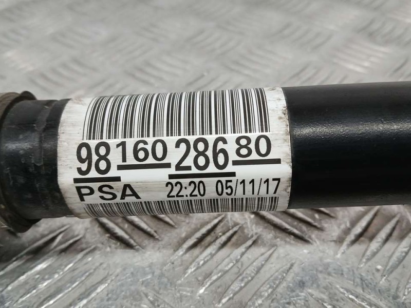 Recambio de transmision delantera derecha para peugeot 208 style referencia OEM IAM 9816028680 3273KR 