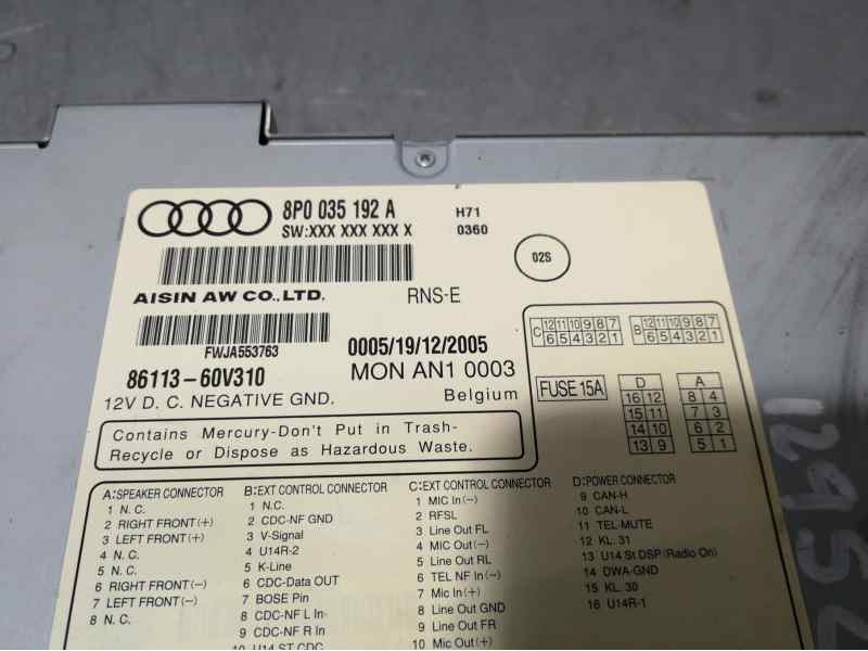 Recambio de sistema navegacion gps para audi a3 sportback (8p) 2.0 tdi limited edition quattro (103kw) referencia OEM IAM 8P9035