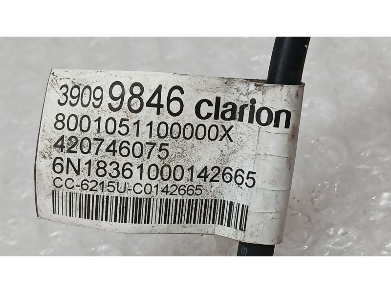 Recambio de camara vision trasera para opel astra k (b16) 1.4 turbo (68) referencia OEM IAM 39099846 CLARION 420746075