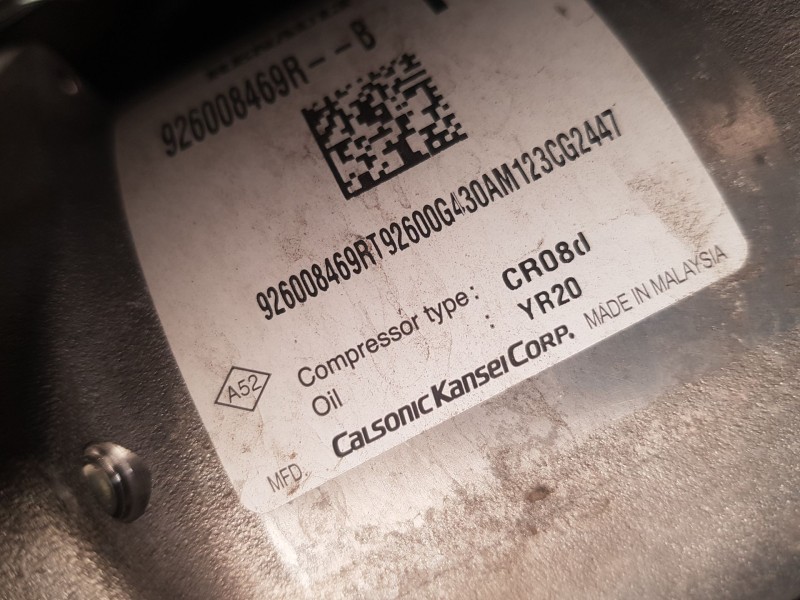 Recambio de compresor aire acondicionado para dacia sandero iii 1.0 tce 90 referencia OEM IAM 926008469R  