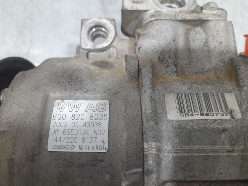 Recambio de compresor aire acondicionado para seat cordoba berlina (6l2) signo/a referencia OEM IAM 4472208127 6Q0820803D DENSO