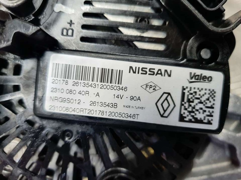 Recambio de alternador para renault clio v experience referencia OEM IAM 231008040R NRG9S012 VALEO