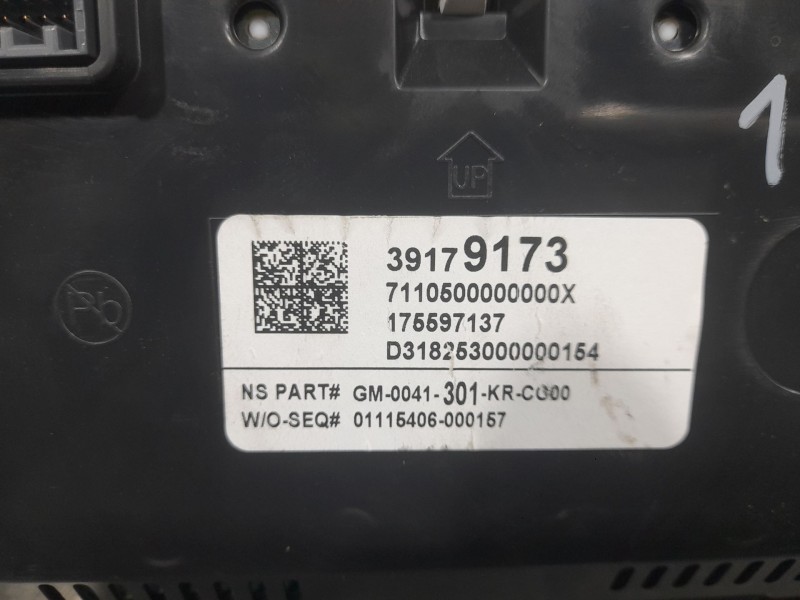 Recambio de cuadro instrumentos para opel astra k (b16) 1.4 turbo (68) referencia OEM IAM 39179173  