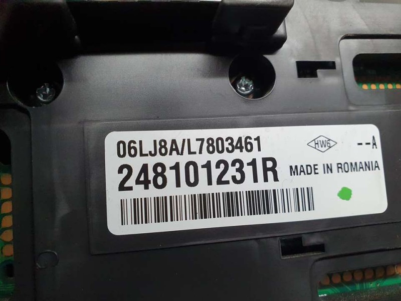 Recambio de cuadro instrumentos para renault clio v experience referencia OEM IAM 248101231R 06LJ8A L7803461