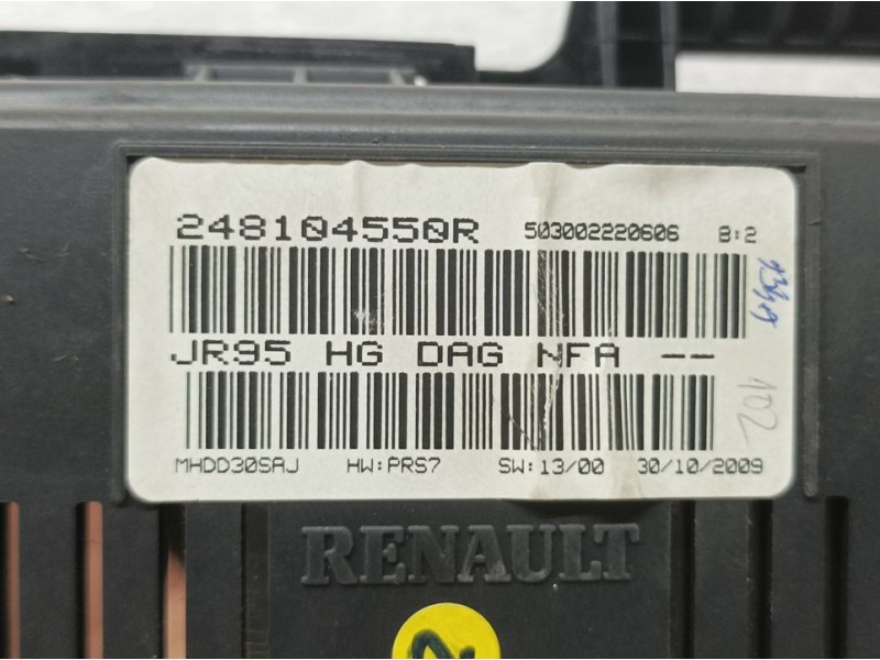Recambio de cuadro instrumentos para renault scenic iii dynamique referencia OEM IAM 248104550R 503002220606 MAGNETI MARELLI