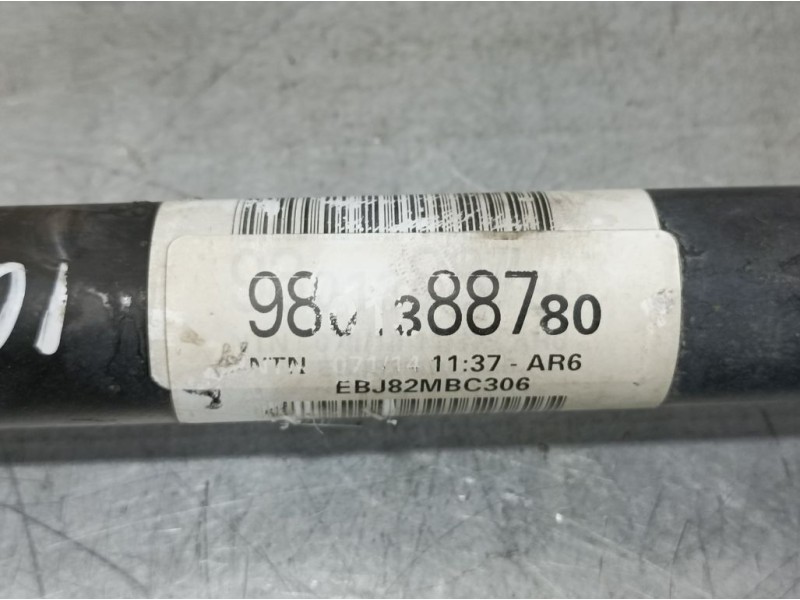 Recambio de transmision delantera derecha para citroën c3 collection referencia OEM IAM 9801388780  