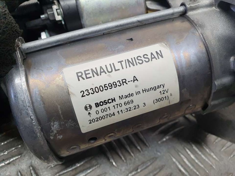 Recambio de motor arranque para renault clio v experience referencia OEM IAM 233005993R 0001170669 BOSCH