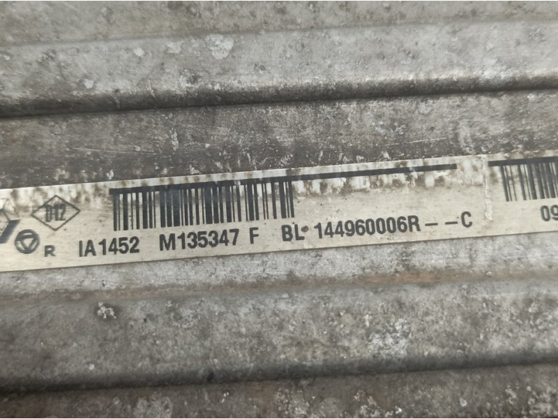 Recambio de intercooler para renault scenic iii dynamique referencia OEM IAM 144960006R M135347F 