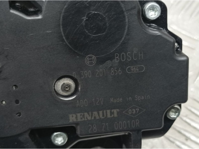 Recambio de motor limpia trasero para renault scenic iii dynamique referencia OEM IAM 287100010R 0390201856 BOSCH