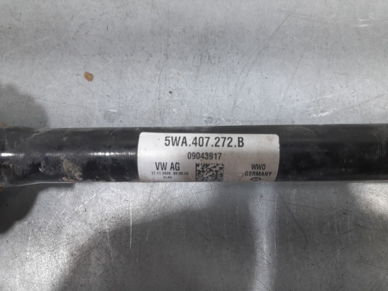 Recambio de transmision delantera derecha para volkswagen golf viii (cd1, da1) 1.0 tsi referencia OEM IAM 5WA407272B  