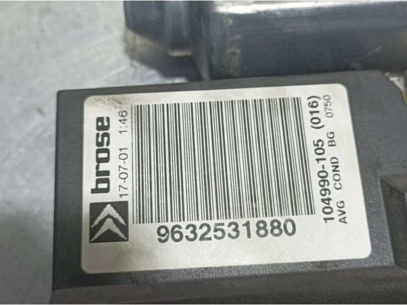 Recambio de motor elevalunas delantero izquierdo para citroën c5 berlina 2.0 16v premier referencia OEM IAM 9632531880 104990105