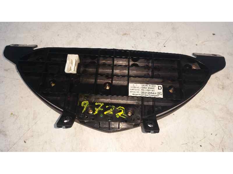 Recambio de mando climatizador para nissan primera berlina (p12) acenta referencia OEM IAM CSW5880C 28395AV600 