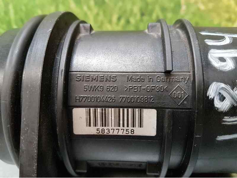 Recambio de caudalimetro para renault megane ii berlina 5p dynamique referencia OEM IAM H7700104426 5WK9620 SIEMENS