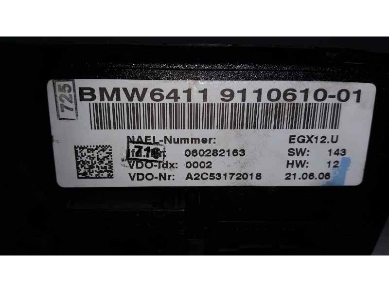 Recambio de mando climatizador para bmw serie 3 berlina (e90) 320d referencia OEM IAM A2C53172018 6411911061001 VDO