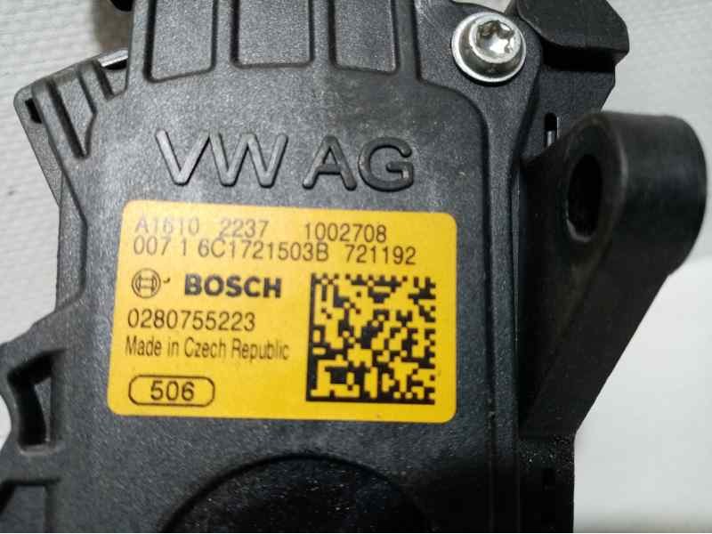 Recambio de potenciometro pedal para seat ibiza sc (6j1) 1.4 tdi referencia OEM IAM 6C1721503B 0280755223 BOSCH