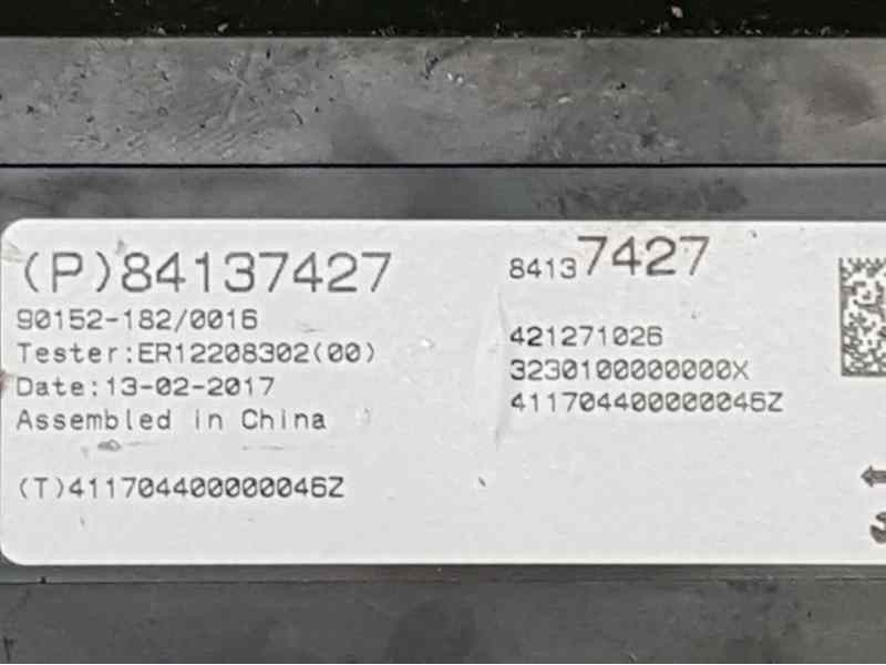 Recambio de modulo electronico para opel insignia sports tourer excellence referencia OEM IAM 84137427  