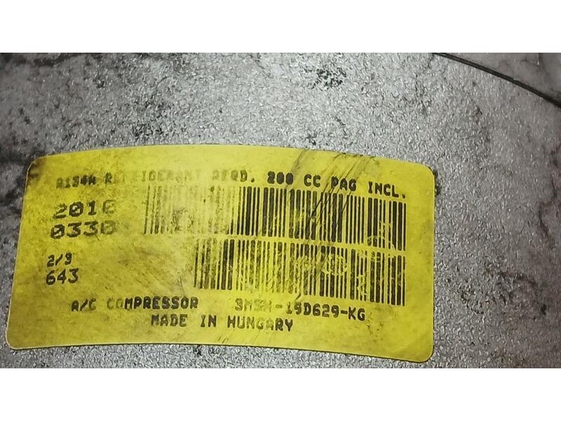 Recambio de compresor aire acondicionado para ford c-max (cb3) trend referencia OEM IAM 3M5H19D629KG  