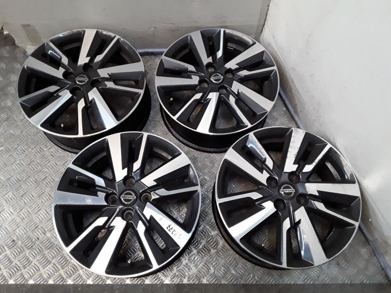 Recambio de juego llantas aluminio para nissan micra v (k14) 0.9 ig-t referencia OEM IAM 6X16 4 TORN ET50 ROZADAS ALUMINIO