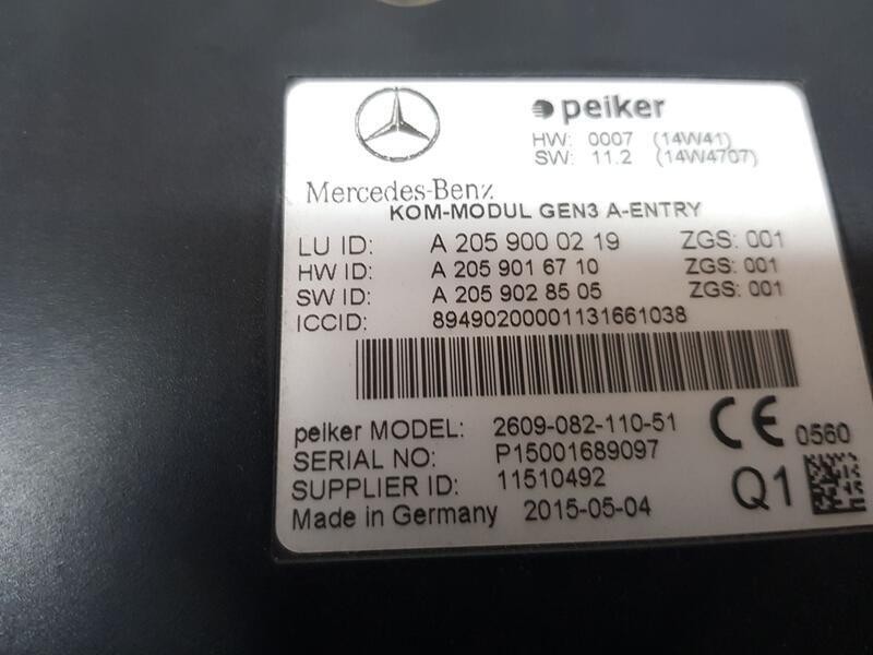 Recambio de modulo electronico para mercedes-benz clase b (w246) b 180 cdi (246.212) referencia OEM IAM A2059000219  