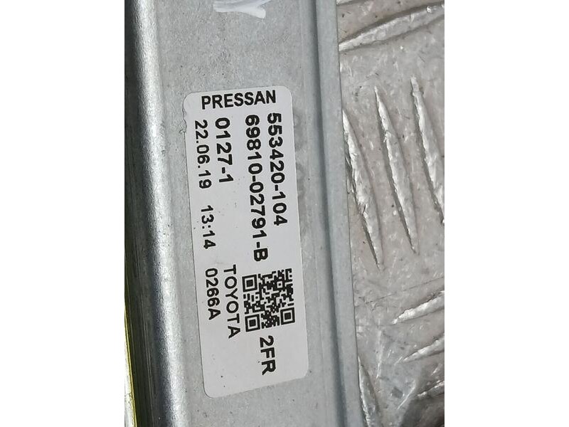 Recambio de elevalunas delantero derecho para toyota corolla (e21) hybrid active referencia OEM IAM 6981002791B ELECTRICO 883420