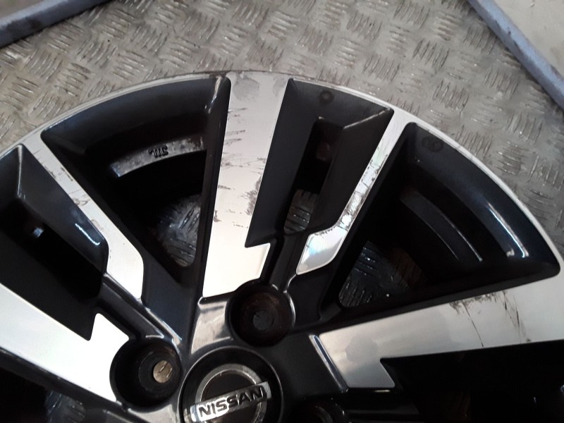 Recambio de juego llantas aluminio para nissan micra v (k14) 0.9 ig-t referencia OEM IAM 6X16 4 TORN ET50 ROZADAS ALUMINIO