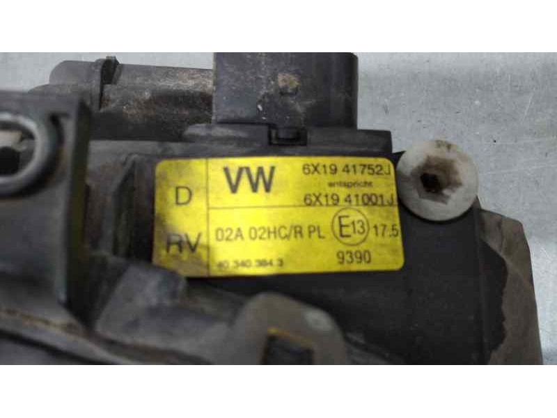 Recambio de faro derecho para volkswagen lupo (6x1/6e1) conceptline referencia OEM IAM 6X1941752J  
