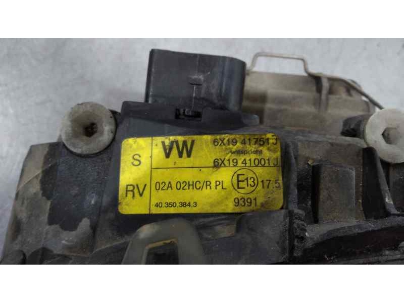 Recambio de faro izquierdo para volkswagen lupo (6x1/6e1) conceptline referencia OEM IAM 6X1941751J  