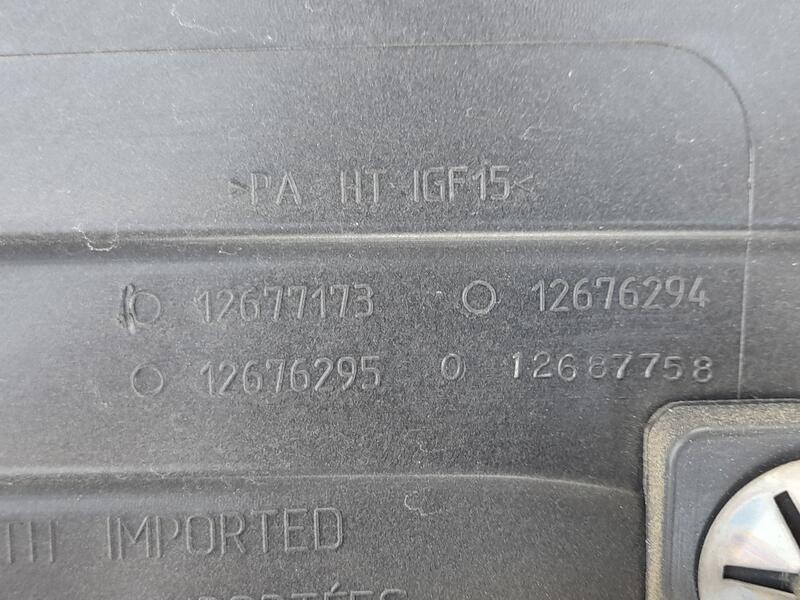 Recambio de tapa motor para opel astra k (b16) 1.4 turbo (68) referencia OEM IAM 12677173  