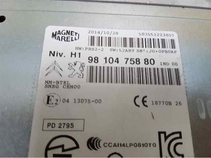 Recambio de sistema navegacion gps para peugeot 308 active referencia OEM IAM 9810475880 503551223807 C/RADIO