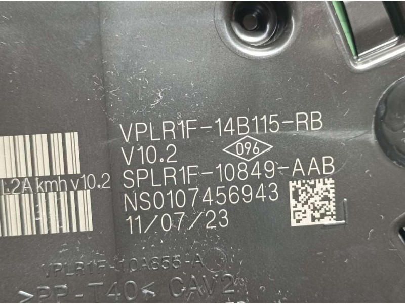 Recambio de cuadro instrumentos para dacia sandero 1.0 tce 90 referencia OEM IAM VPLR1F14B115RB NS0107456943 