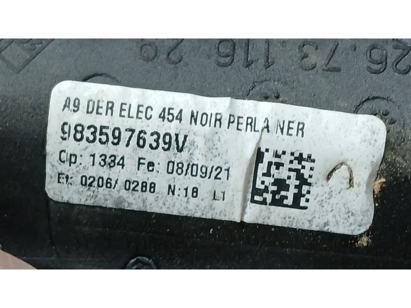 Recambio de retrovisor derecho para opel corsa f (p2jo) 1.2 (68) referencia OEM IAM 983597639V ELECTRICO 6 Y 2 CABLES 