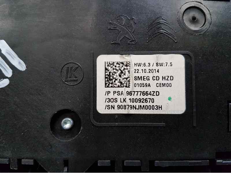 Recambio de sistema navegacion gps para peugeot 308 active referencia OEM IAM 9810475880 503551223807 C/RADIO