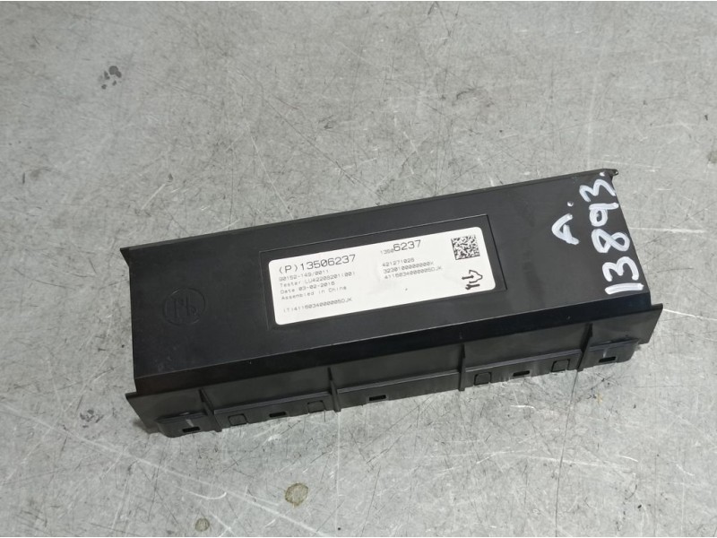 Recambio de modulo electronico para opel mokka selective referencia OEM IAM 13506237 421271026 