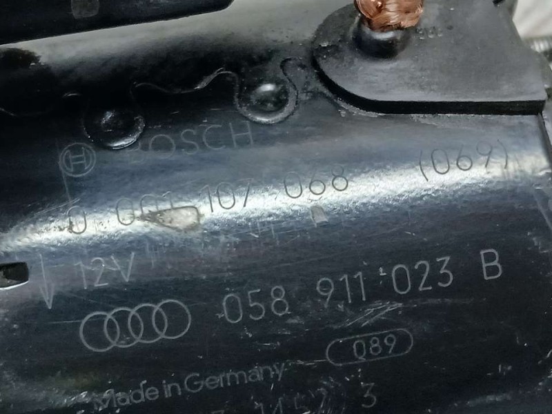 Recambio de motor arranque para audi a4 berlina (b5) 1.8 referencia OEM IAM 058911023B 0001107068 BOSCH