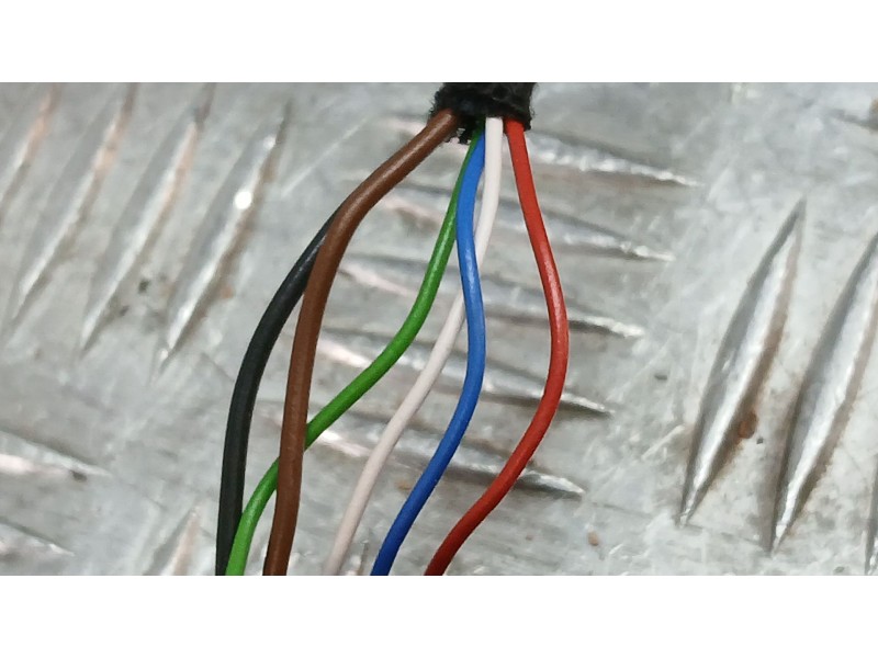 Recambio de retrovisor izquierdo para opel corsa f (p2jo) 1.2 (68) referencia OEM IAM 983597649V ELECTRICO 6 CABLES 